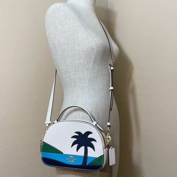 palm tree coach bag